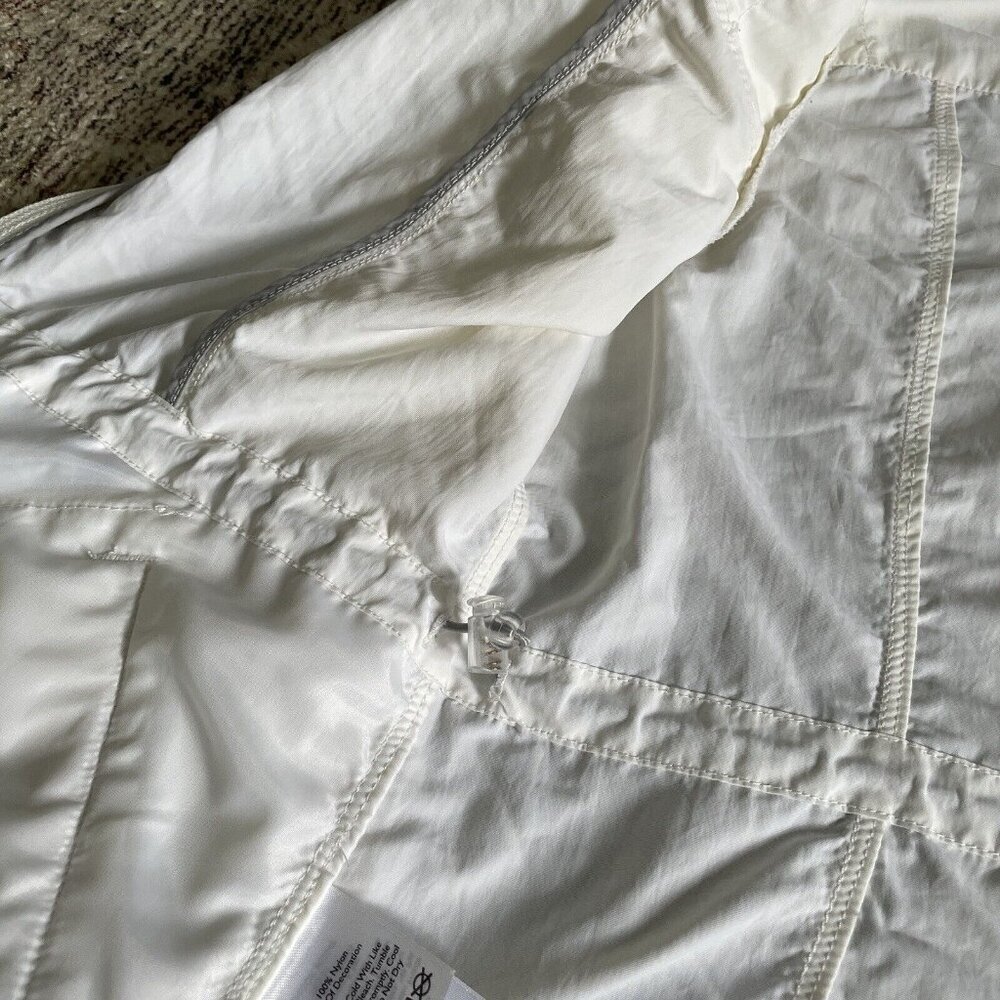 Eddie Bauer Womens First Ascent Travex Nylon‎ Jacket Women XS Gorpcore Zip White - Picture 11 of 16